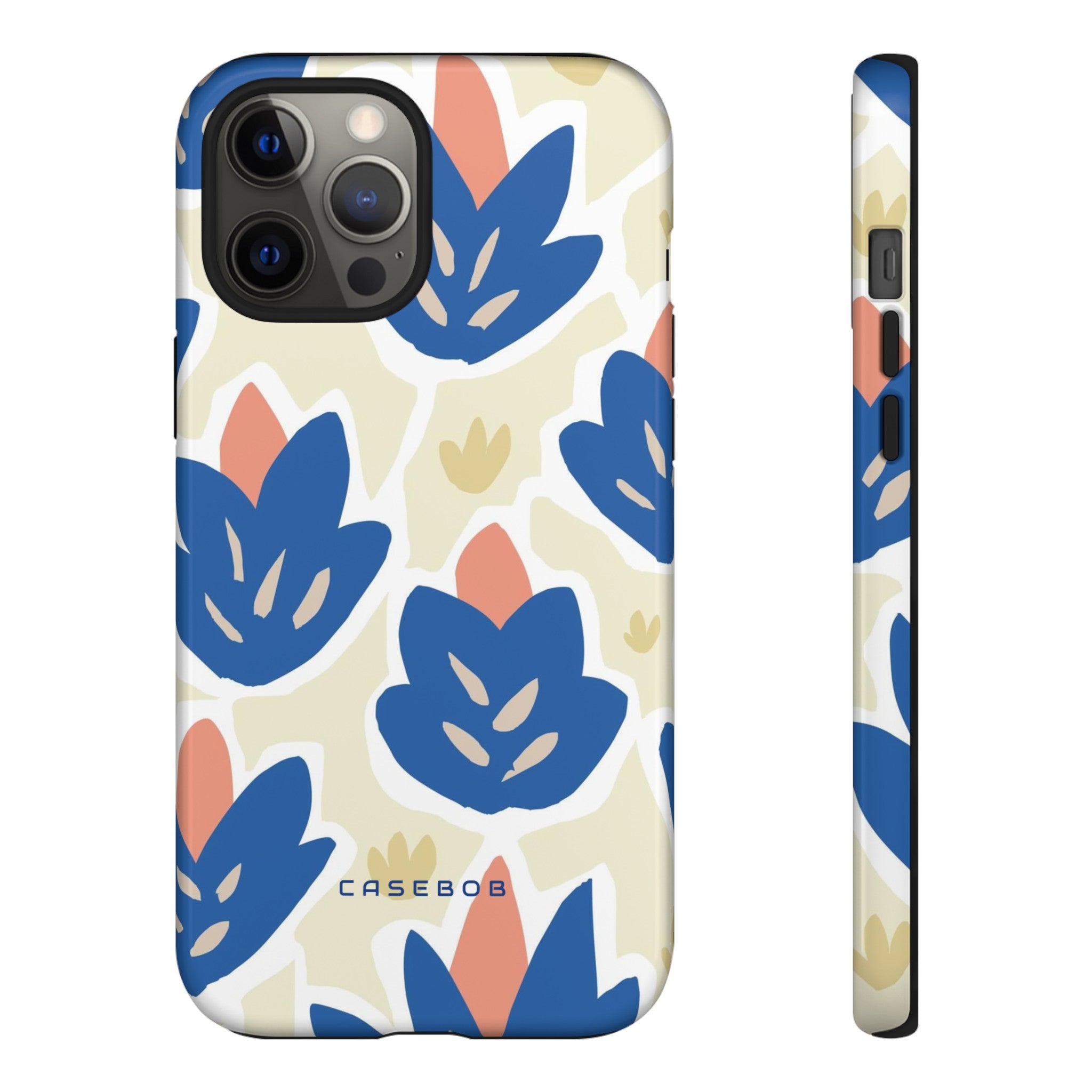 Blue Happy Flower - Protective Phone Case