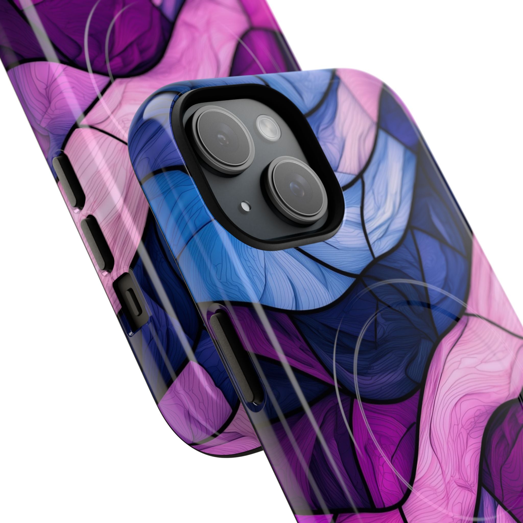 Wavelike Glow iPhone 15 Case - Tough+