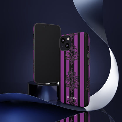 Damask Elegance Purple iPhone 13 Case - Tough