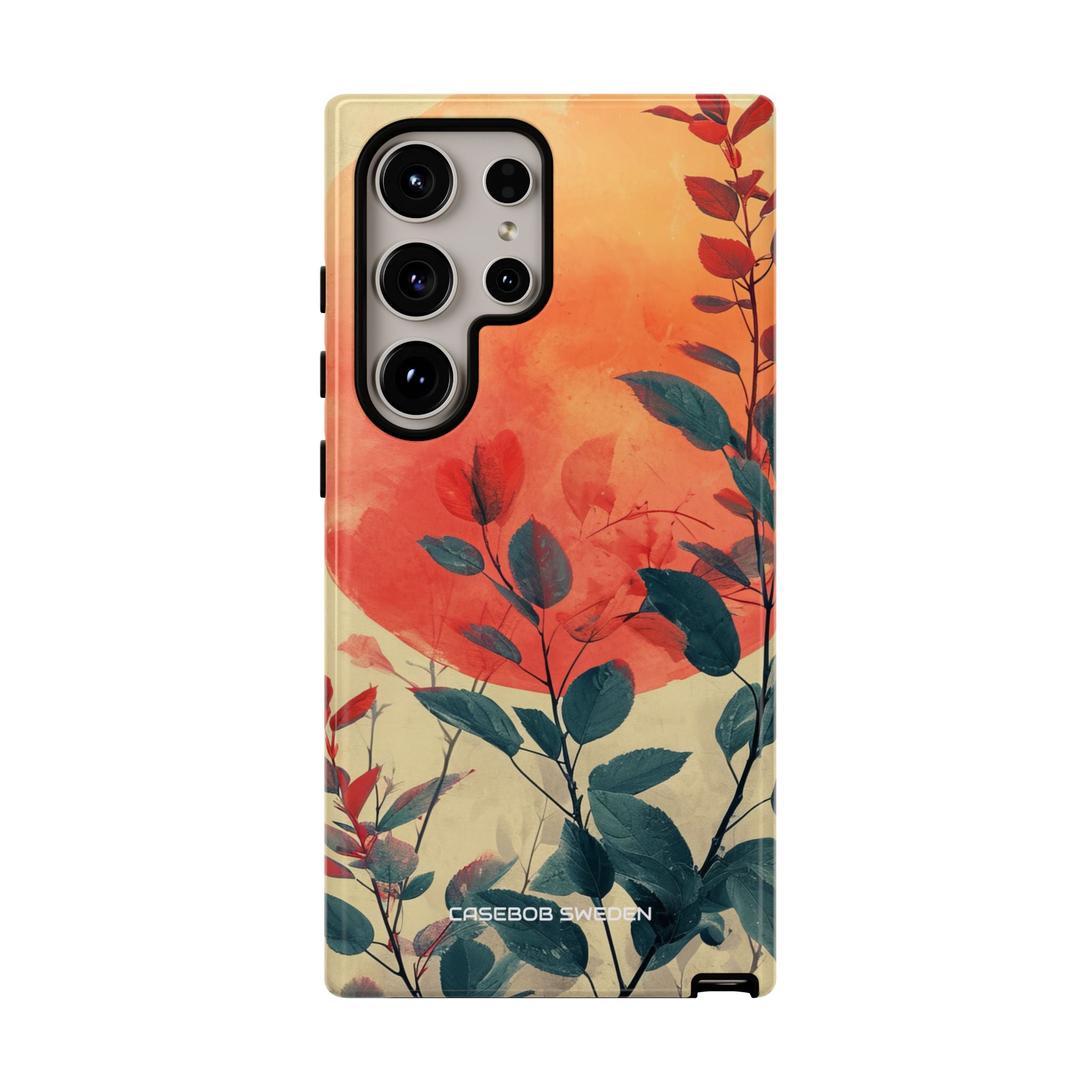 Orange Sun Harmony - Tough Samsung S24 Phone Case