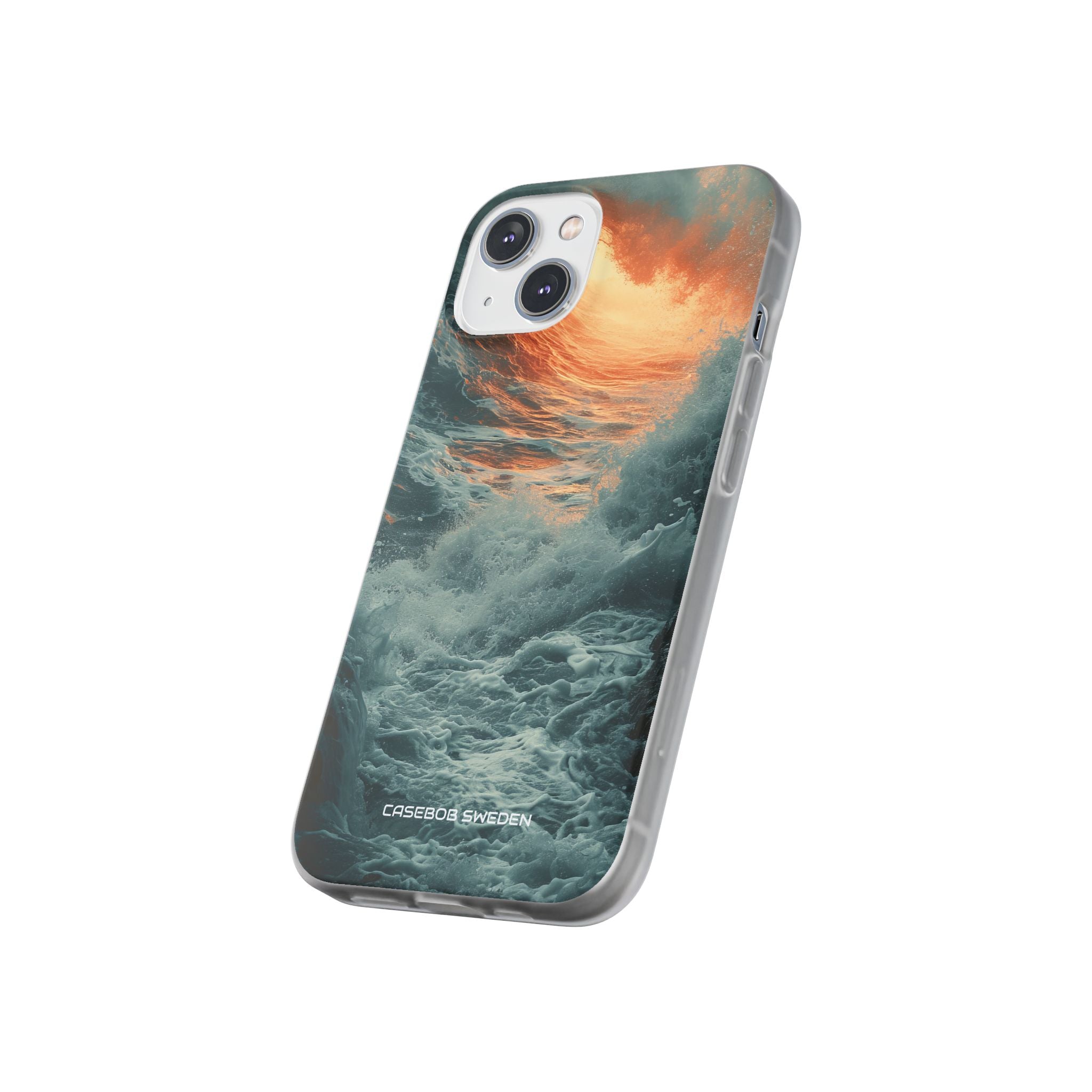 Fiery Wave Power - Flexi iPhone 14 Phone Case