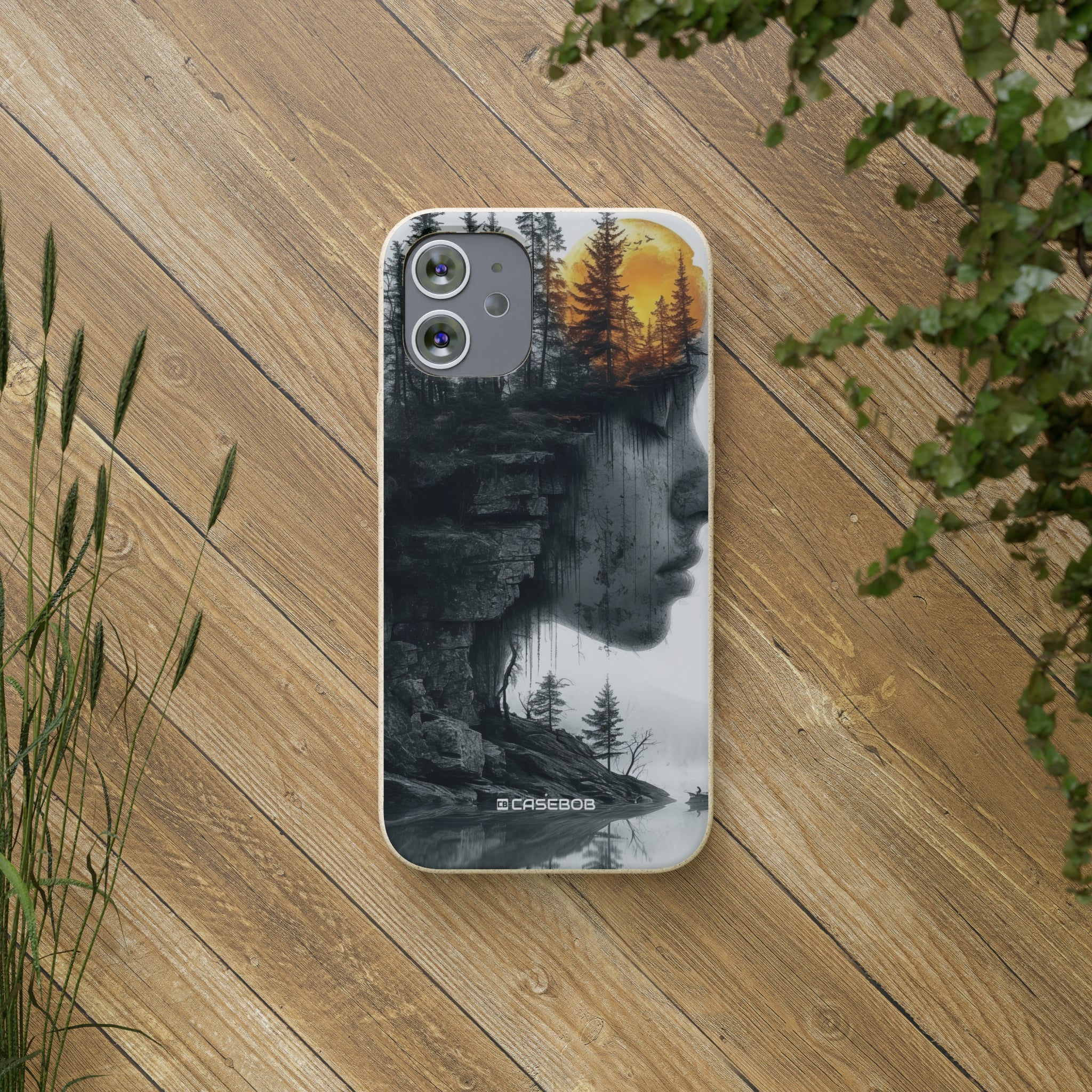 Nature's Reflection | Biodegradable Phone Case