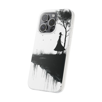Cliffside Silhouette iPhone 15 Pro Case - Soft