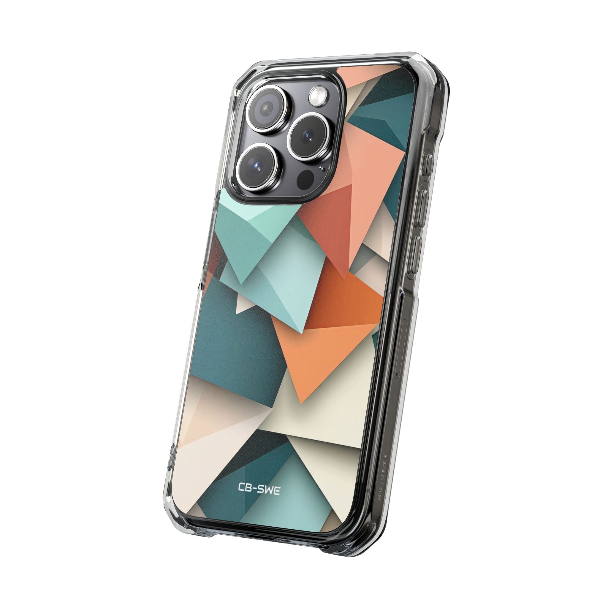 Geometric Color Harmony iPhone Case - Impact