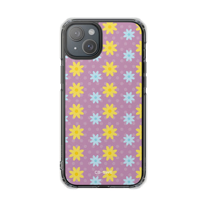 Flower Dots Dance iPhone Case - Impact