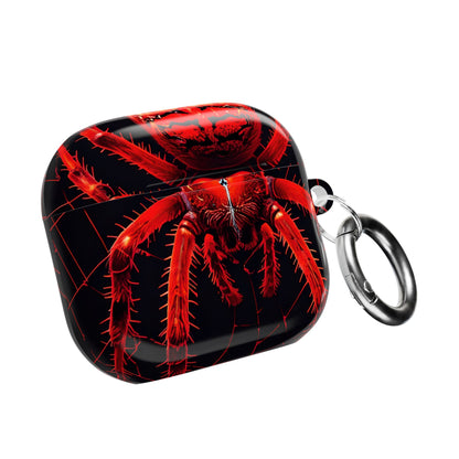 Crimson Spiderweb - AirPods Case