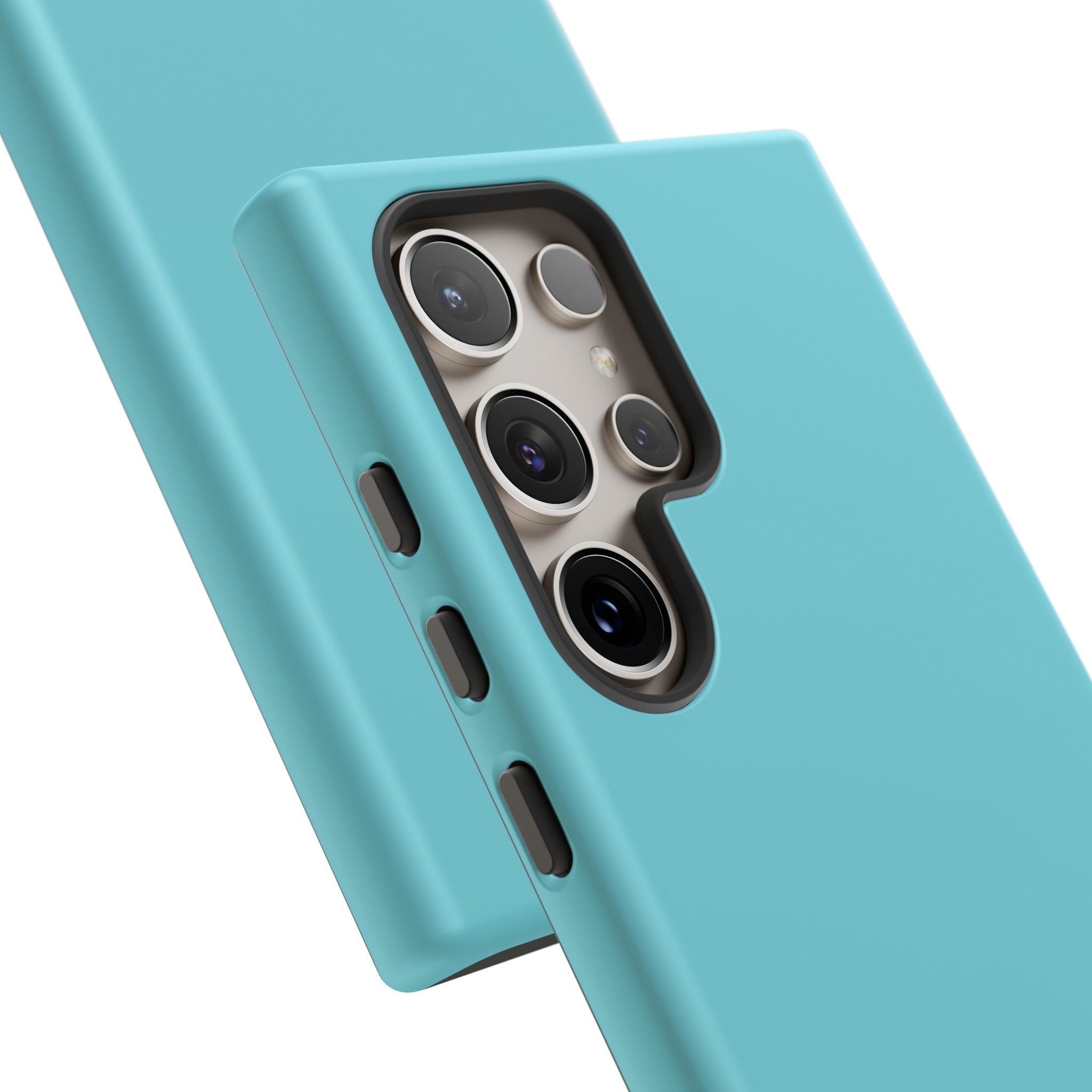 Cyan Blue - Protective Phone Case - Protective Phone Case