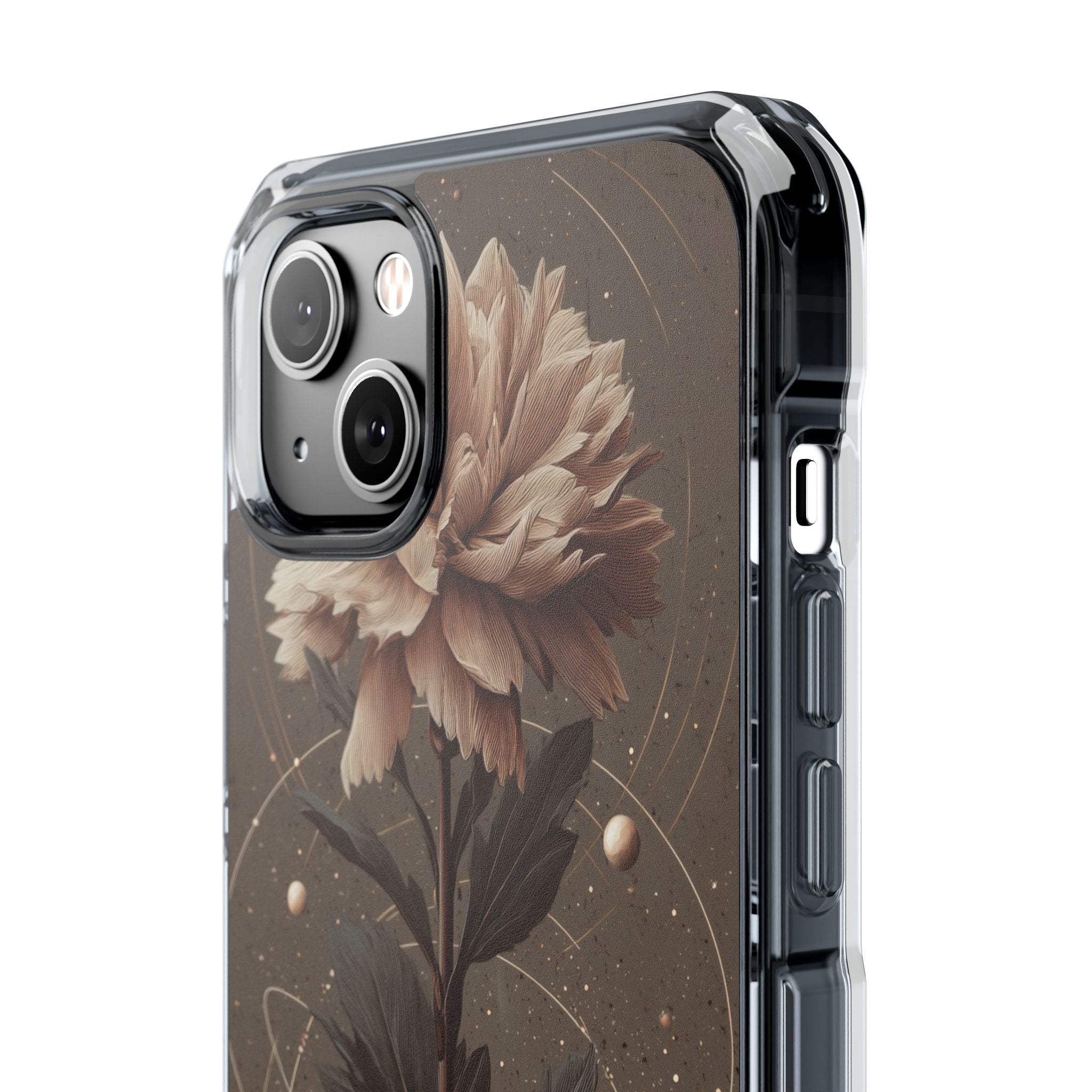 Celestial Flower Embrace iPhone Case - Impact