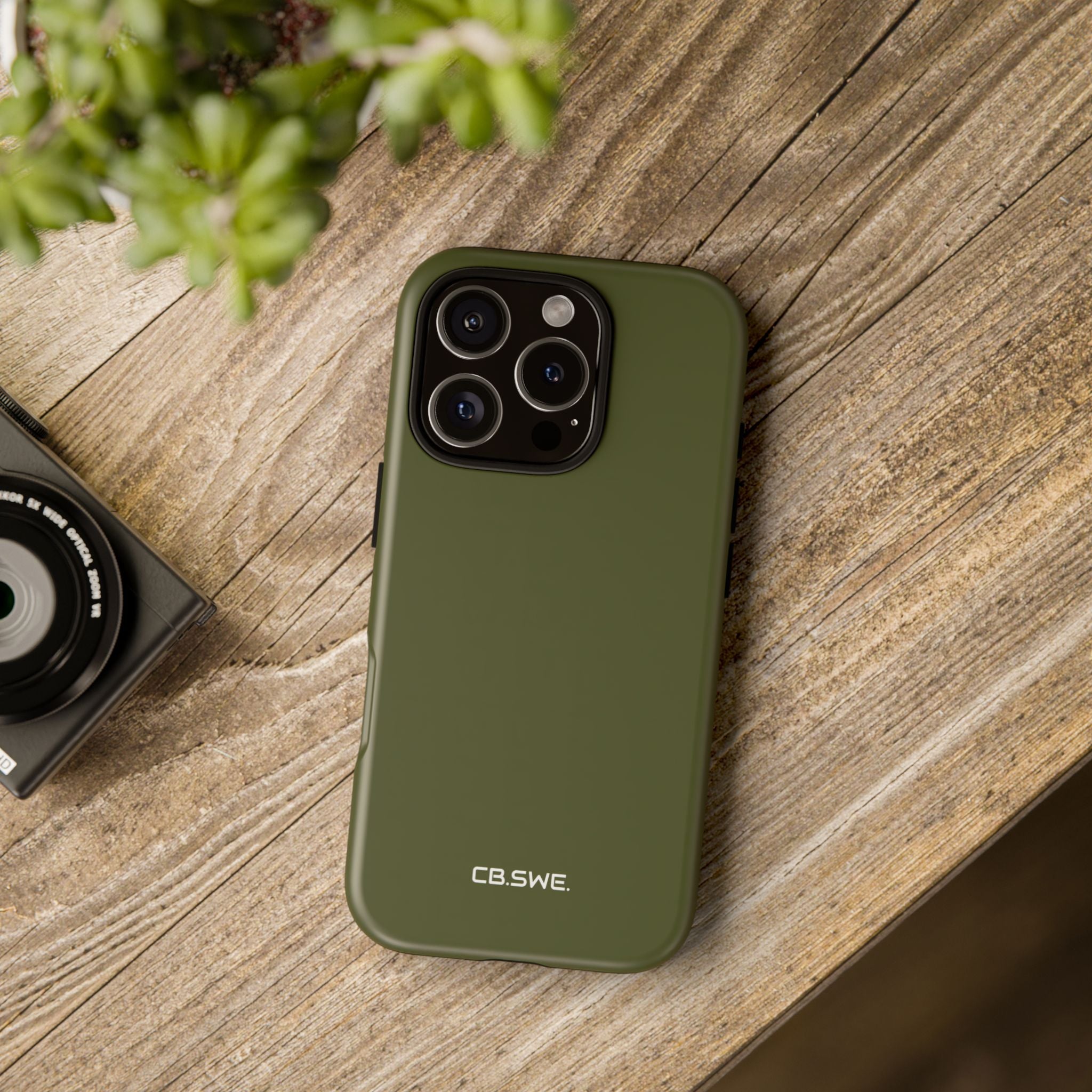 Armeegrüne iPhone-Hülle – Robust