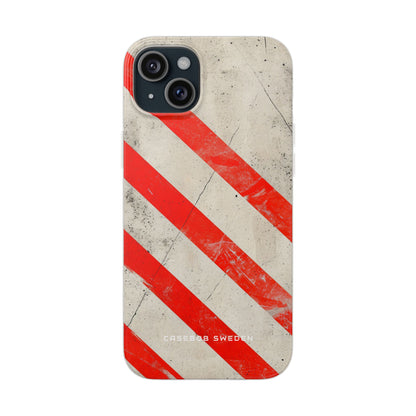 Striker Crimson Stripes iPhone 15 - Flexi Phone Case