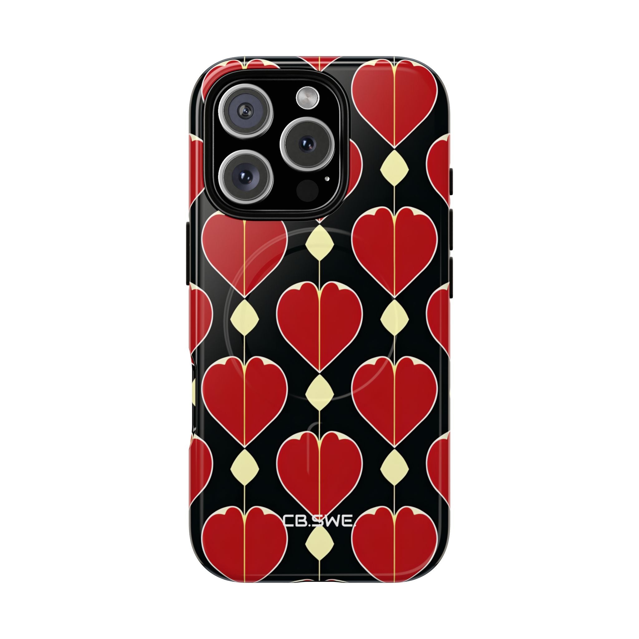 Symmetrical Heart Shape Seamless Colors iPhone 16 - Tough+