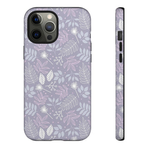 Purple Mona Leaf - Protective Phone Case