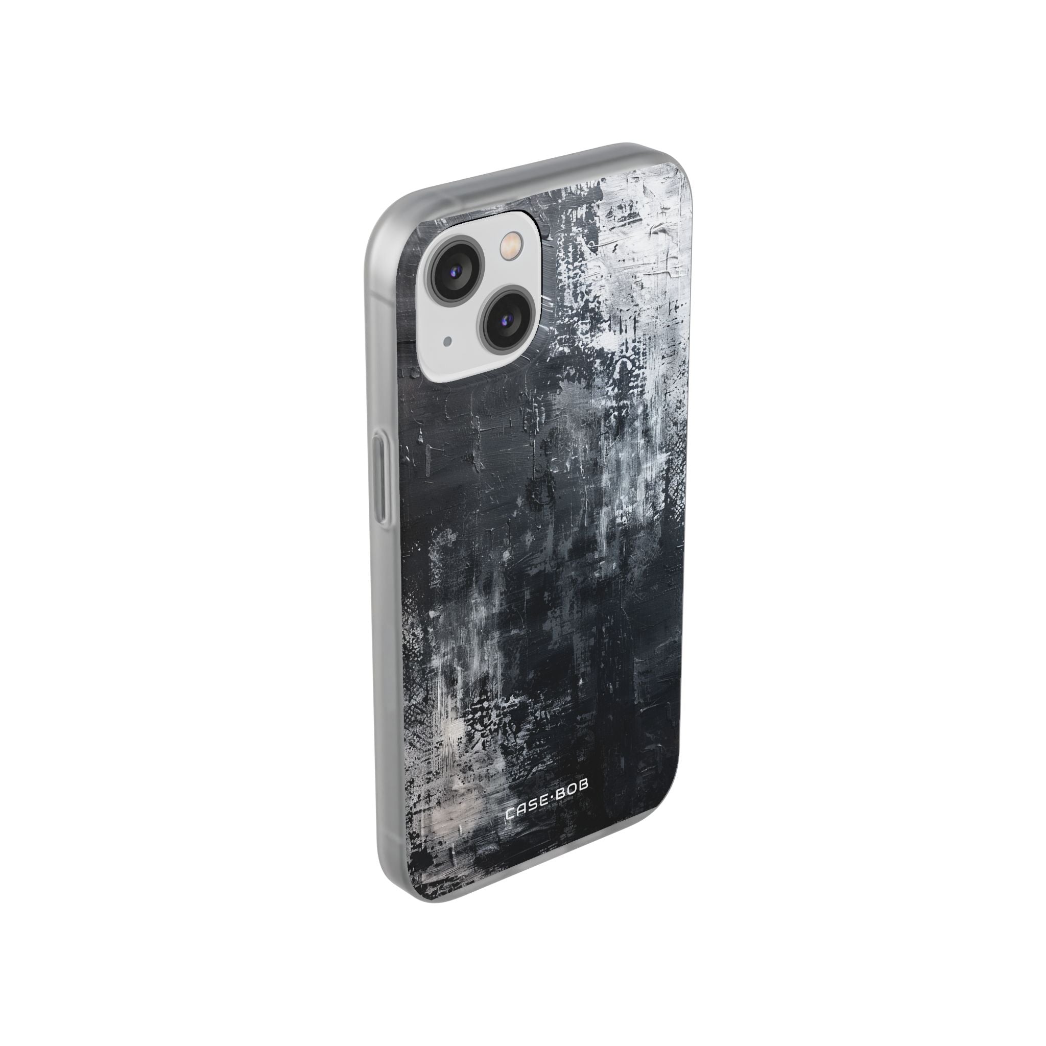 Textured Blackscape iPhone 14 Case - Soft