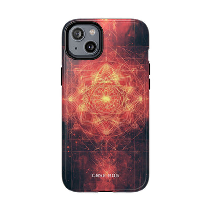 Radiant Mandala iPhone 14 Plus Case - Tough+