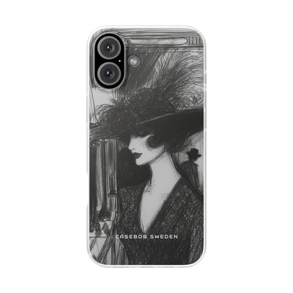 Timeless Elegance in Monochrome iPhone 16 - Flexi Phone Case