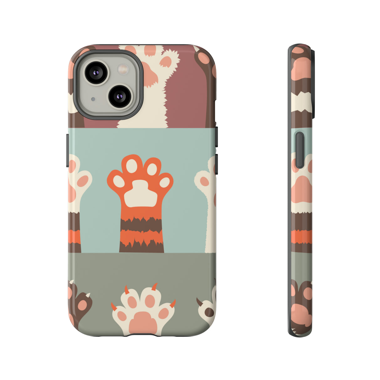 Vintage Cat Paw - Protective Phone Case