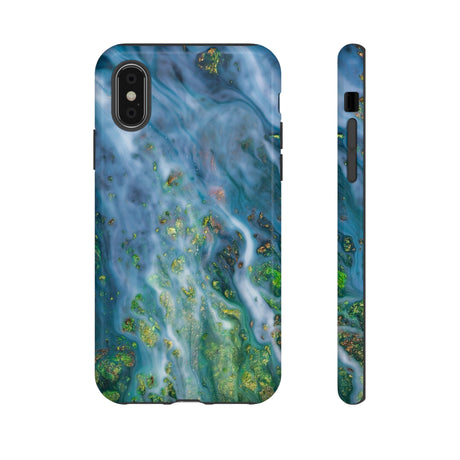 Forest Mist Ink Art iPhone Case (Protective) iPhone X Glossy Phone Case