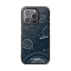 Cosmic Wanderer – Handyhülle für iPhone (Clear Impact – Magnetisch)