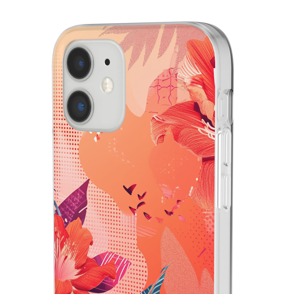 Living Coral Design | Handyhülle für iPhone (Flexible Hülle)