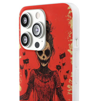 Haunting Scarlet Descent iPhone 13 - Flexi Phone Case