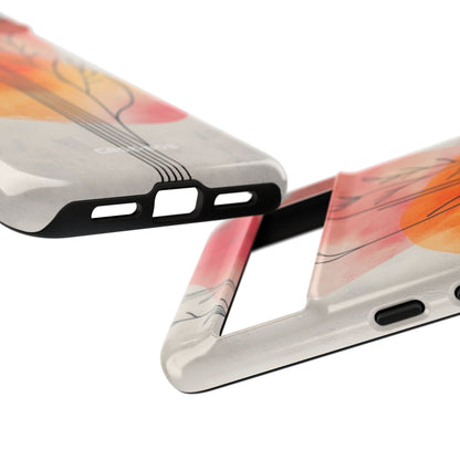 Curved Stem Sunset Google Pixel 8 Pro Case - Tough