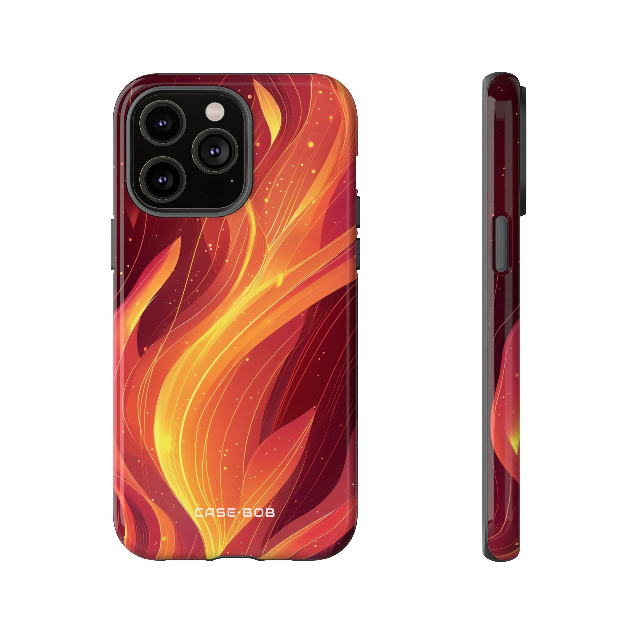 Flaming Flow iPhone 14 Pro Max Case - Tough