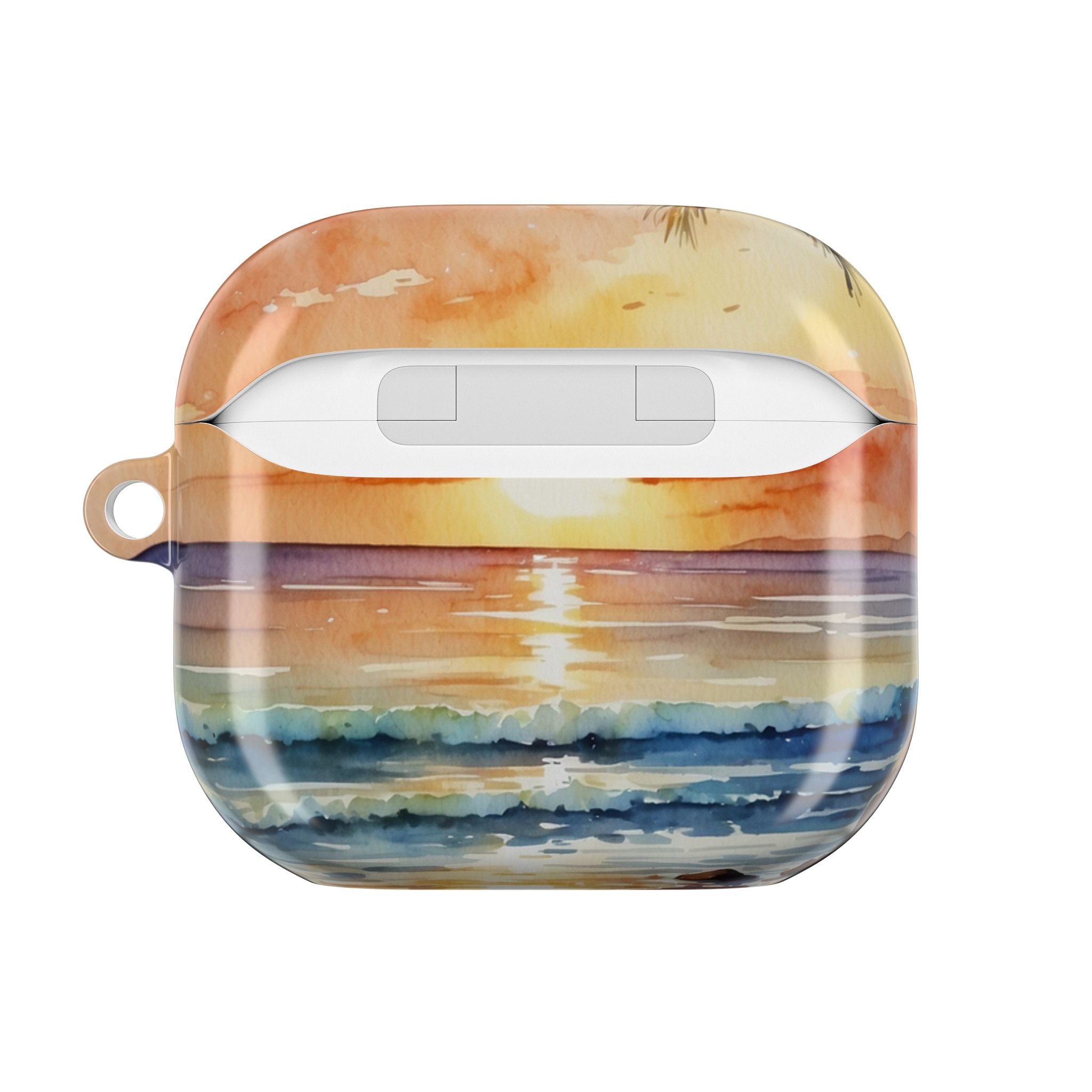 Golden Palm Sunset - AirPods Case