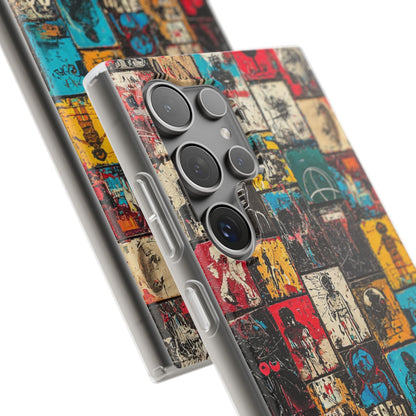 Figured Grid Samsung S24 Ultra Case - Soft