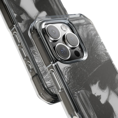 Vintage Feather Elegance iPhone 16 - Impact Clear+