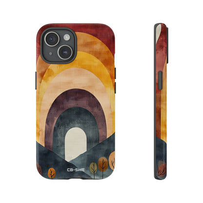 Earthy Arches Embrace - iPhone Case