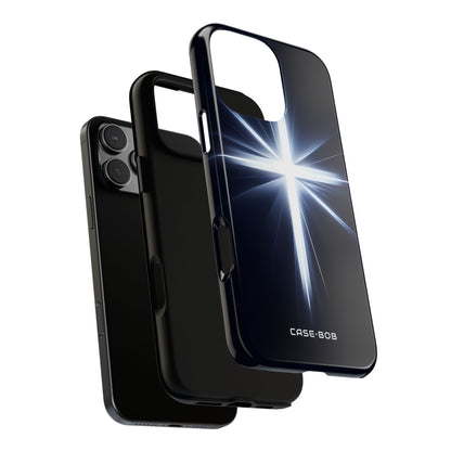 Glowing Crossburst iPhone 16 Pro Max Case - Tough