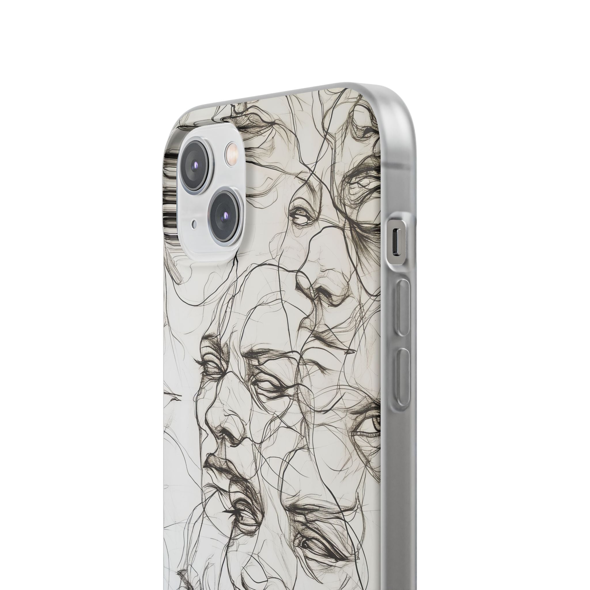 Ethereal Faces | Flexible Phone Case for iPhone