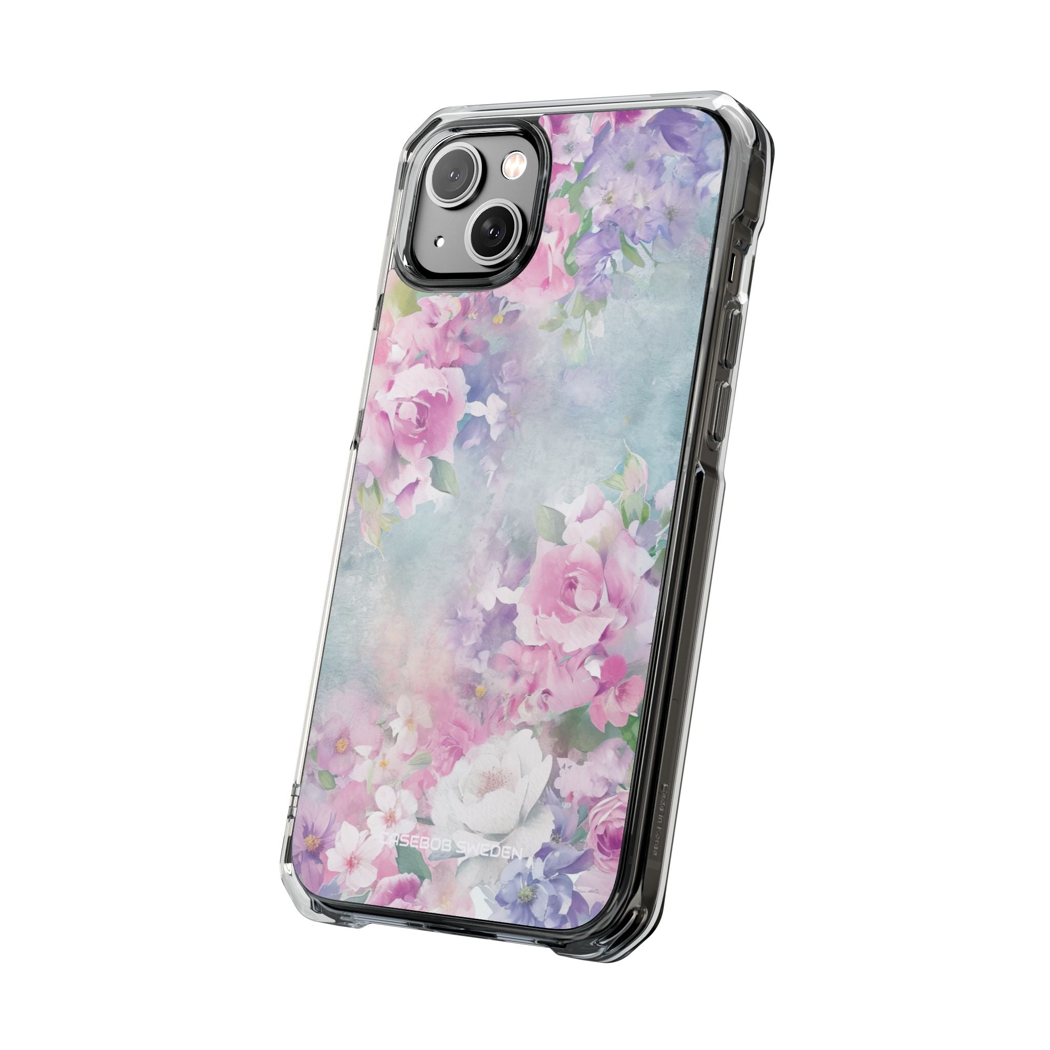 Dreamy Floral Watercolor - Clear Impact iPhone 14 Phone Case