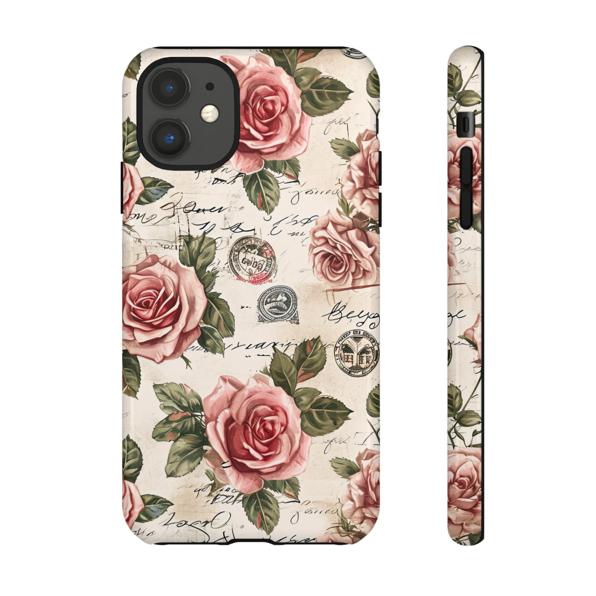 Roses & Love Letters - Protective Phone Case