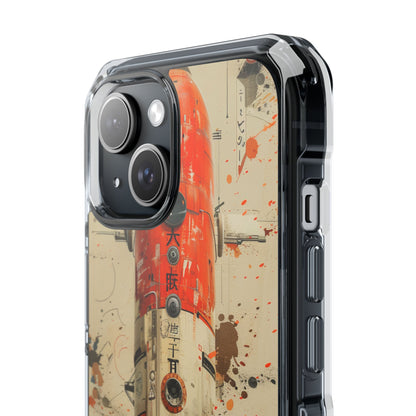 Crimson Rocket iPhone 15 Case - Impact