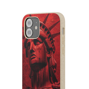 Red Liberty Revolution | Biodegradable Phone Case