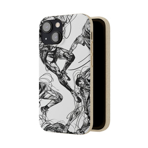 Dynamic Athletic Surrealism | Biodegradable Phone Case