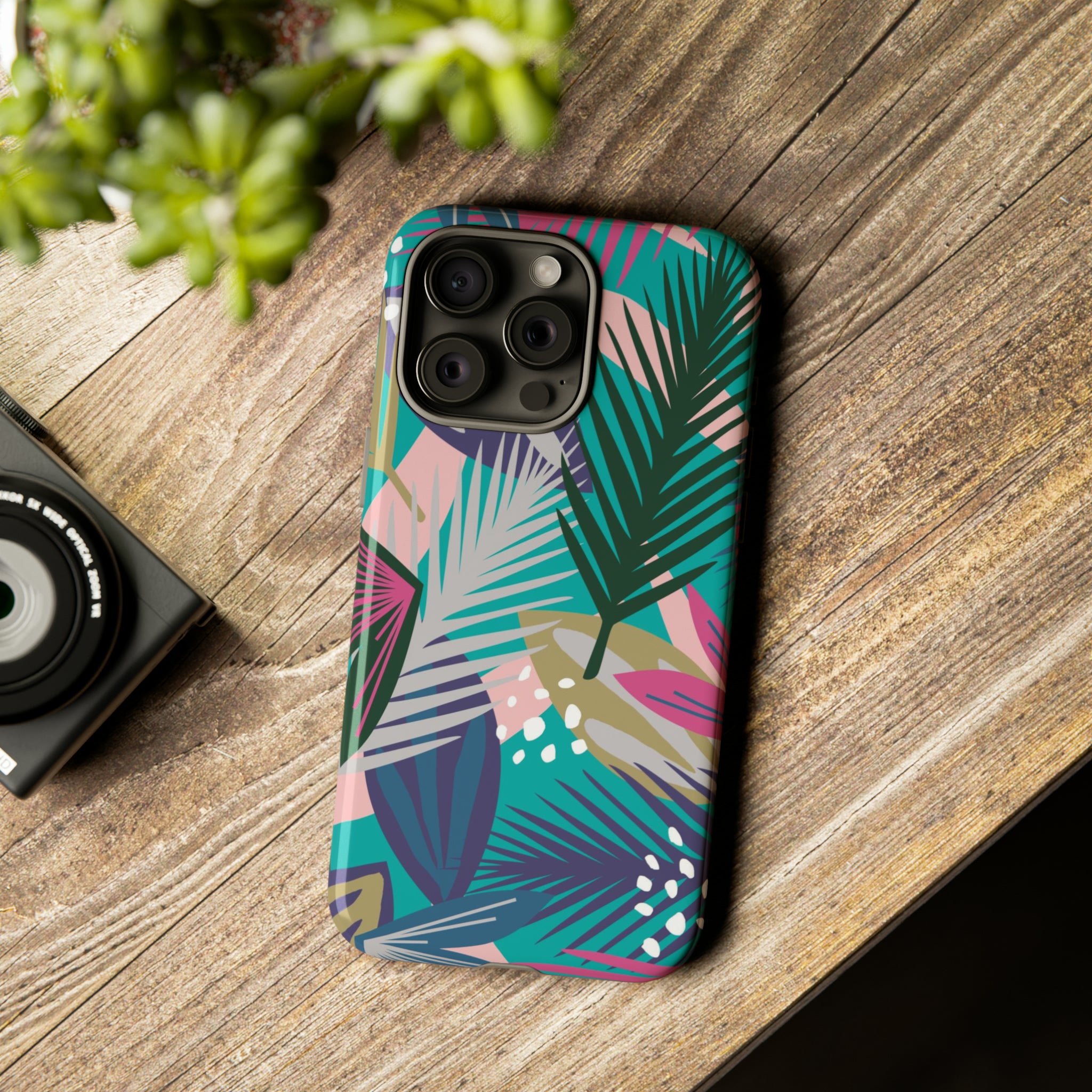 Tropical Leaf Loki - Protective Phone Case