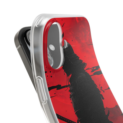 Crimson Samurai iPhone 16 Case - Soft
