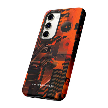 Gradient Circuitburst Samsung S23 - Tough Phone Case