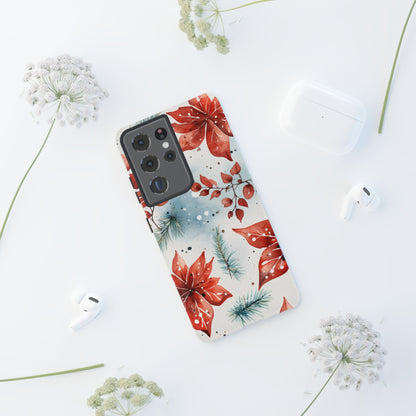 Poinsettias Bloom Bright - Samsung Case