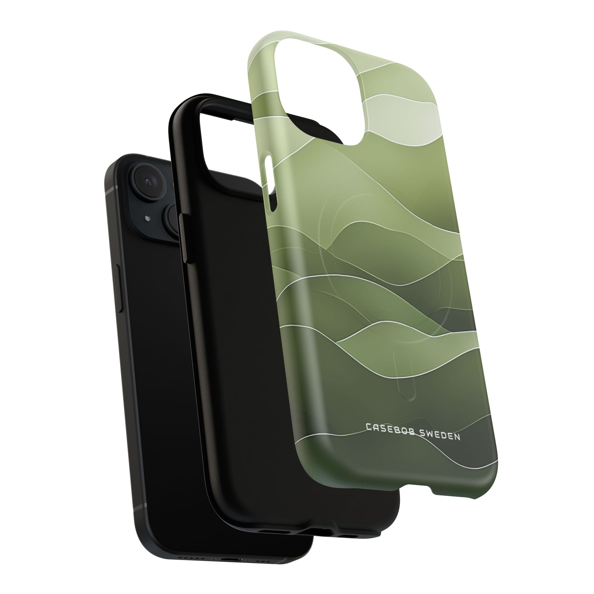 Gradient Emerald Drift iPhone 15 | Tough+ Phone Case