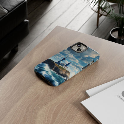 Lighthouse Guards Waves - iPhone Case