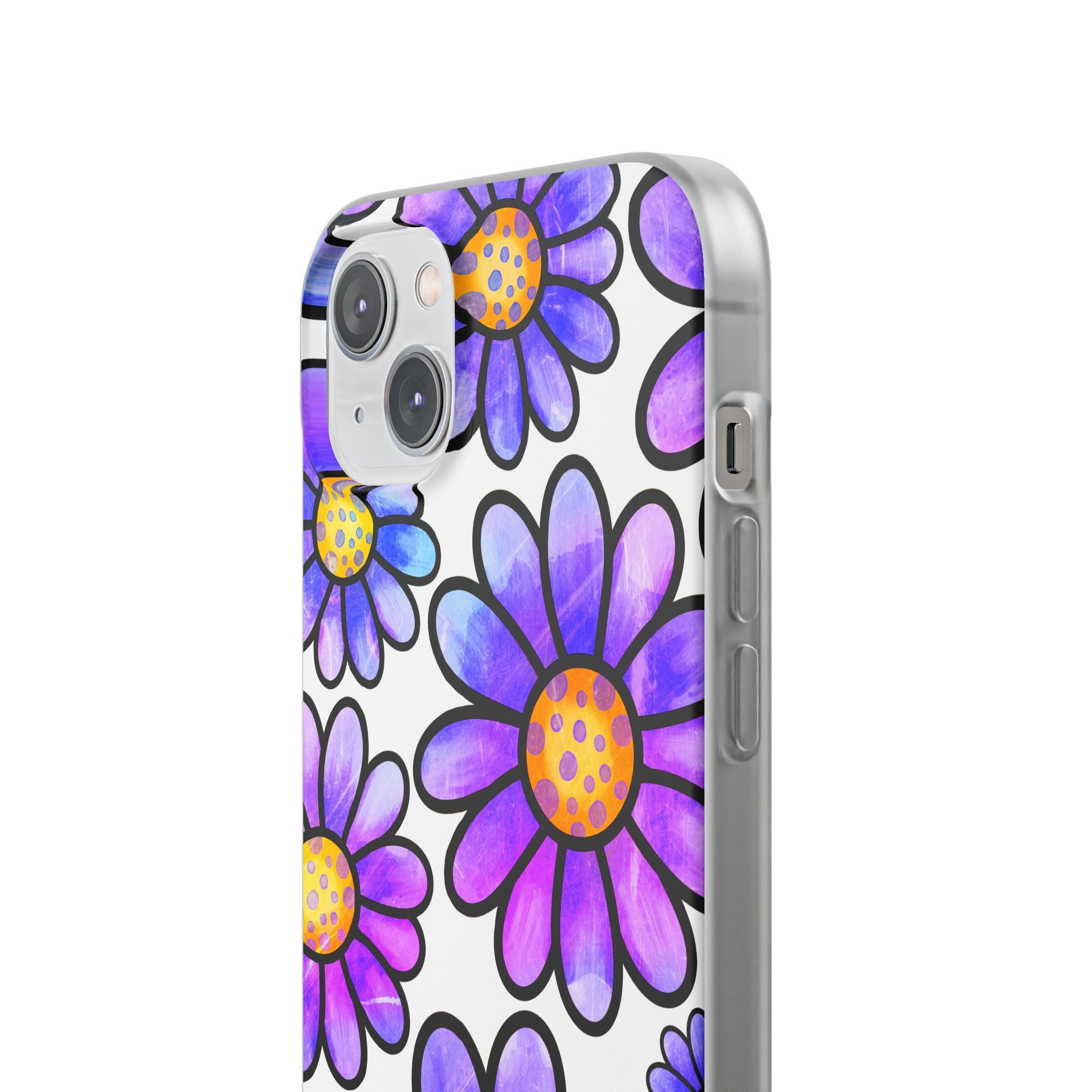 Polka Dot Blooms iPhone 14 Plus Case - Soft