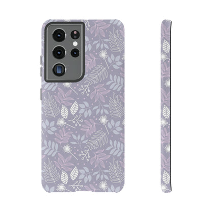 Purple Mona Leaf - Protective Phone Case