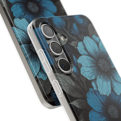 Blue Petal Radiance Samsung S24 Plus Case - Soft