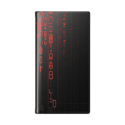 Crimson Columns - Samsung S23 Ultra Case - Portemonnee