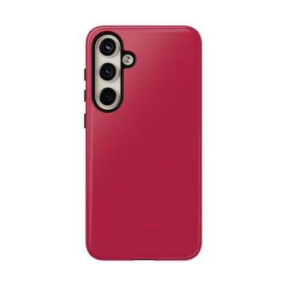 Bright Red Maroon - Protective Phone Case