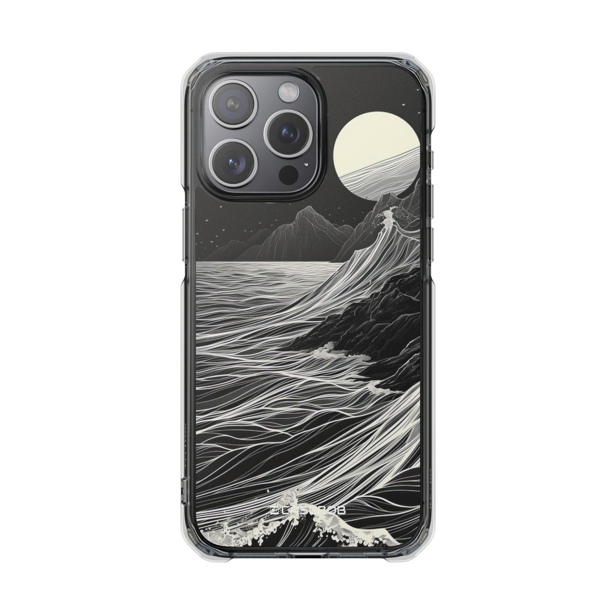 Moonlit Serenity - Phone Case for iPhone (Clear Impact - Magnetic)