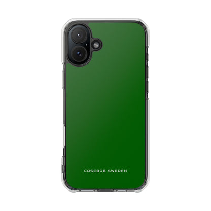 Dark Green iPhone 16 - Clear Impact Phone Case